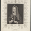 Elizabeth of York. Queen to Henry the Seventh. Ob 1502. From the original in the collection of the Right Honble. the Earl of Essex