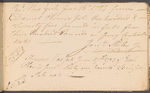 Daniel Phoenix, Jr. receipt book