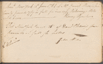 Daniel Phoenix, Jr. receipt book