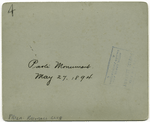 Philadelphia Baseball Club, 1894, Paoli Monument, May 27, 1894