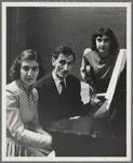 Maro and Anahid Ajemian with Alan Hovhaness at piano