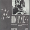 Program for Town Hall concert of Alan Hovhaness compositions
