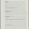Warner Brothers biography form filled out by George Avakian