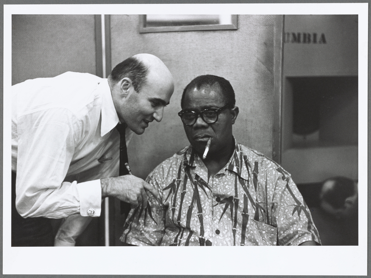 George Avakian and Louis Armstrong | The New York Public Library