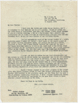 Letter from George Avakian (as Walter Mitty) to James Thurber