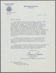 Letter from State Department to George Avakian