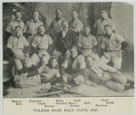 Des Moines Base Ball Club, 1896; Toledo Base Ball Club, 1896.