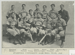 Stanford University Base Ball team, 1896; [portraits of three unidentified men].