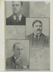 Stanford University Base Ball team, 1896; [portraits of three unidentified men].