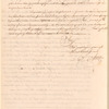 George Croghan to Horatio Gates