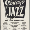 Chicago Jazz advertising pamphlet