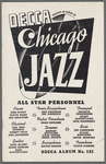 Chicago Jazz advertising pamphlet