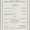 Flier for Maro Ajemian performance at Town Hall