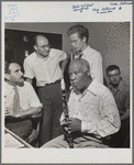 George Avakian recording Sidney Bechet
