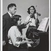 Maro and Anahid Ajemian with conductor Izler Solomon