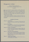 Flier for NYU Perspectives in Jazz course