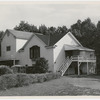 Exterior of the White Barn Theatre, ca. 1955