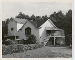 Exterior of the White Barn Theatre, ca. 1955