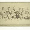 St. Louis Athletic Association, Boyle, Bauer, Quinn, Greaves, C. Sweeny, Healy, Denny, Dunlap, Sweeny, Meyer, Cahil, Dolan, Schmelz, 1886