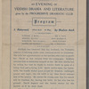 An abend fun Idishe drama un liṭeraṭur