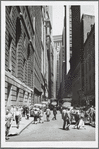 Wall Street section of Manhattan, NY