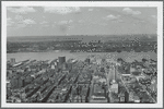 Monday, July 30, 1956, Noon. View from Rockefeller Center, Manhattan, looking [west]