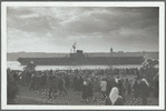 The Midway anchored in the Hudson River