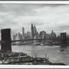 View from the Manhattan Bridge towards lower Manhattan