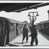Subway station at Broadway and Myrtle Ave. in Brooklyn, NY