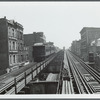 The Myrtle Avenue Elevated in Brooklyn, N.Y., seen from the Sumner Avenue station