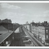 The Myrtle Avenue El, seen at Grand Street station (looking westward)