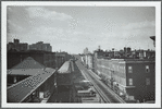 The Myrtle Avenue El, seen at Grand Street station (looking westward)