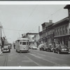 A streetcar on Nostrand Avenue