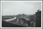 View from the Broadway station of the Myrtle Avenue El in Brooklyn, N.Y.