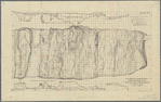 The Aqueduct Commissioners, New Croton dam contour plan of rock foundation of main dam, April 1899