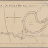 Map of Niagara River or the straits between the Lakes Erie and Ontario