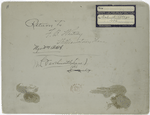 Dartmouth College, D., 1896, Return to F. B. Whitney, Williamstown, Mass., Mgr. Wm. B. B. A.