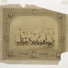 Red Stockings of Cincinnati, 1869, C. The first nine, A. T. Goshern, A. B. Champion, H. A. Glanford, Worthington