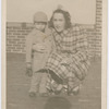 Portrait of Edith Agard and her son, Peter, the daughter and grandson of William Stanley Braithwaite