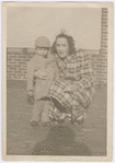 Portrait of Edith Agard and her son, Peter, the daughter and grandson of William Stanley Braithwaite