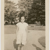 Snapshot of William Stanley Braithwaite's granddaughter Joan during the summer of 1938