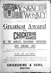 Freund's musical weekly