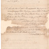 Document from James Bowdoin to the States Senate and House of Representatives