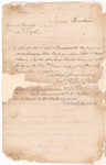 Document from James Bowdoin to the States Senate and House of Representatives