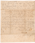 Letter from Samuel Blodget to John Hancock