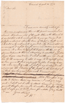 Letter from John Hancock