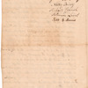Letter from James Humphrey, Norton Quincy, Richard Cranch, Solomon Lovel, and Peter B. Adams