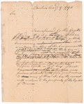 Letter to an unidentified correspondent