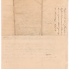 Letter to an unidentified correspondent