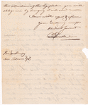 Letter from Benjamin Lincoln